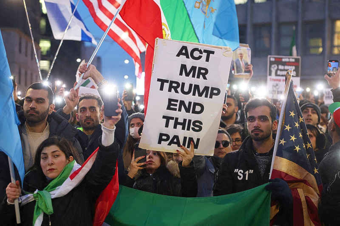 Trump urges Iranians to keep protesting, saying 'help is on its way'